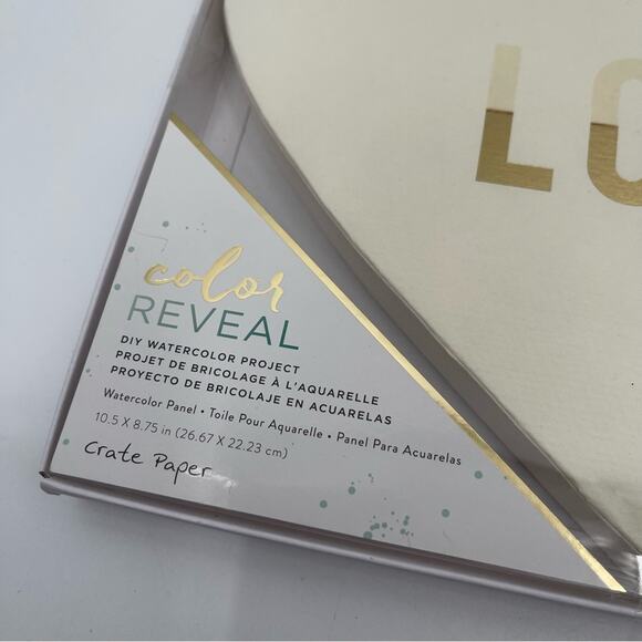 CRATE PAPER x American Crafts DIY Watercolor Project Color Reveal Hanging Decor - Picture 3 of 9